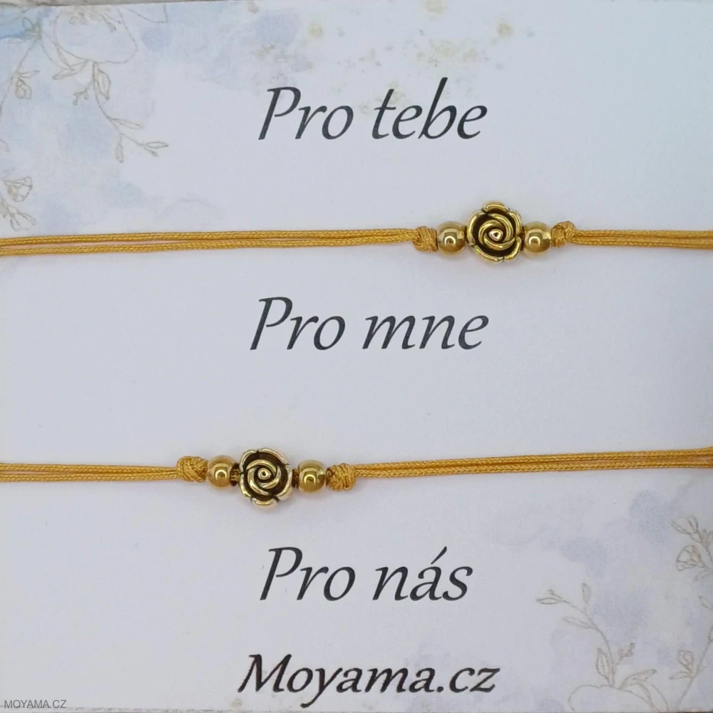 Náramky Sharis I. sada karta pro nás