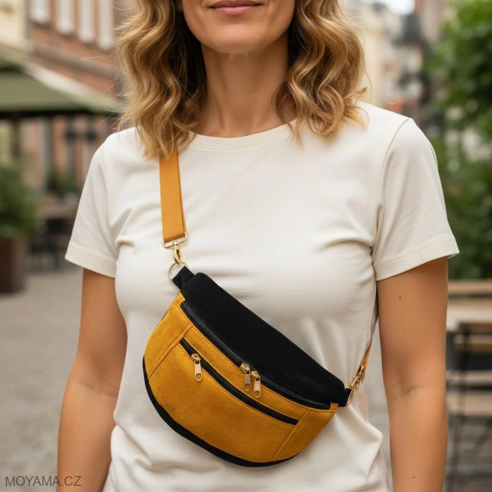 Ledvinka Maya Pocket Duo – mustard & black