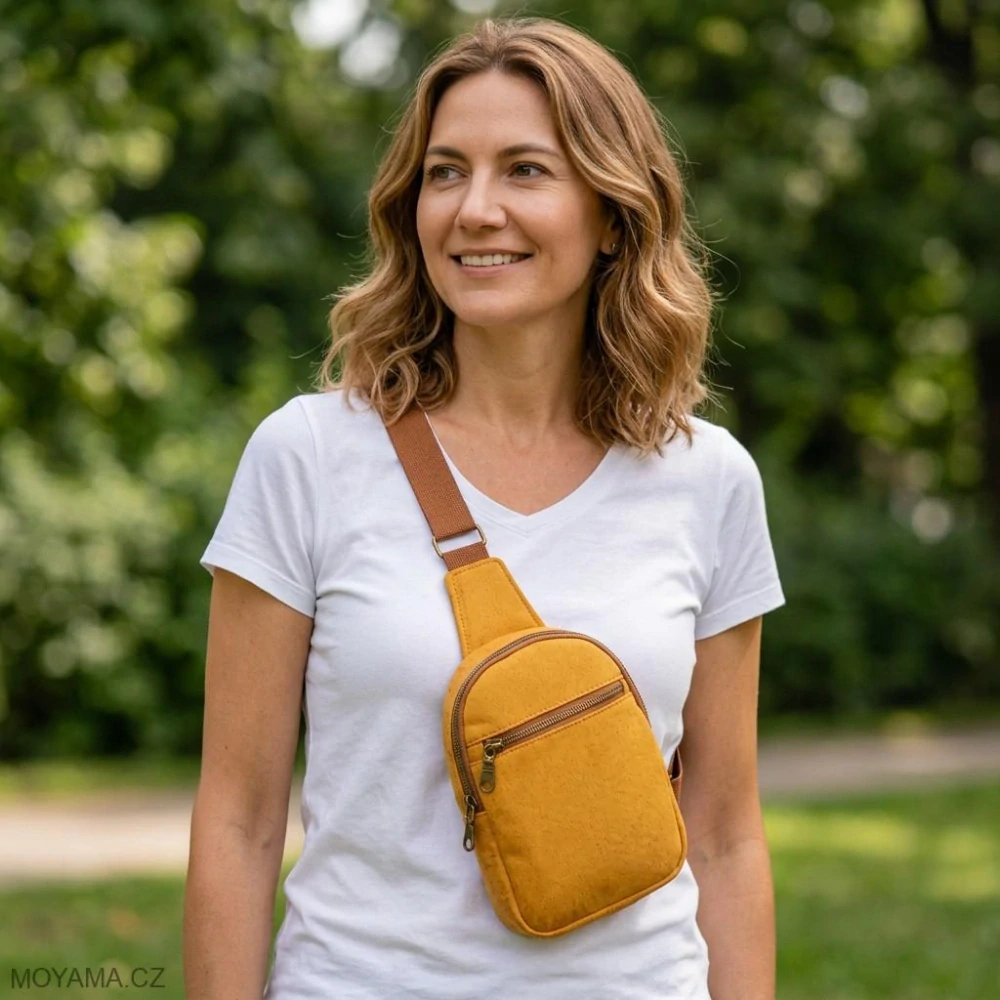 Crossbody DEFNE IX. – honey mustard I.