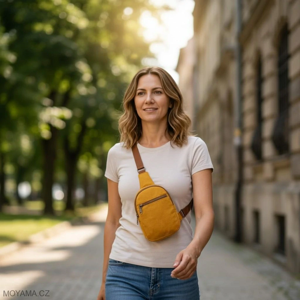 Crossbody DEFNE X. – honey mustard II.