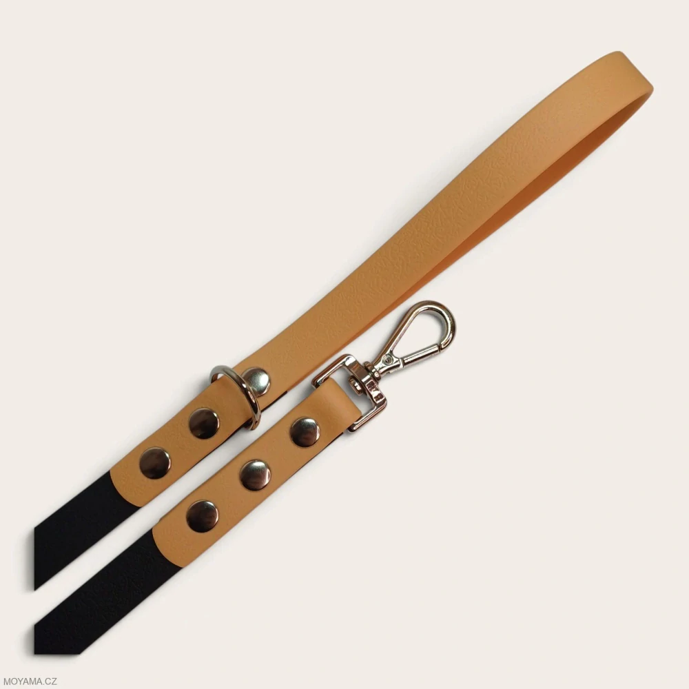 Vodítko S - black beige