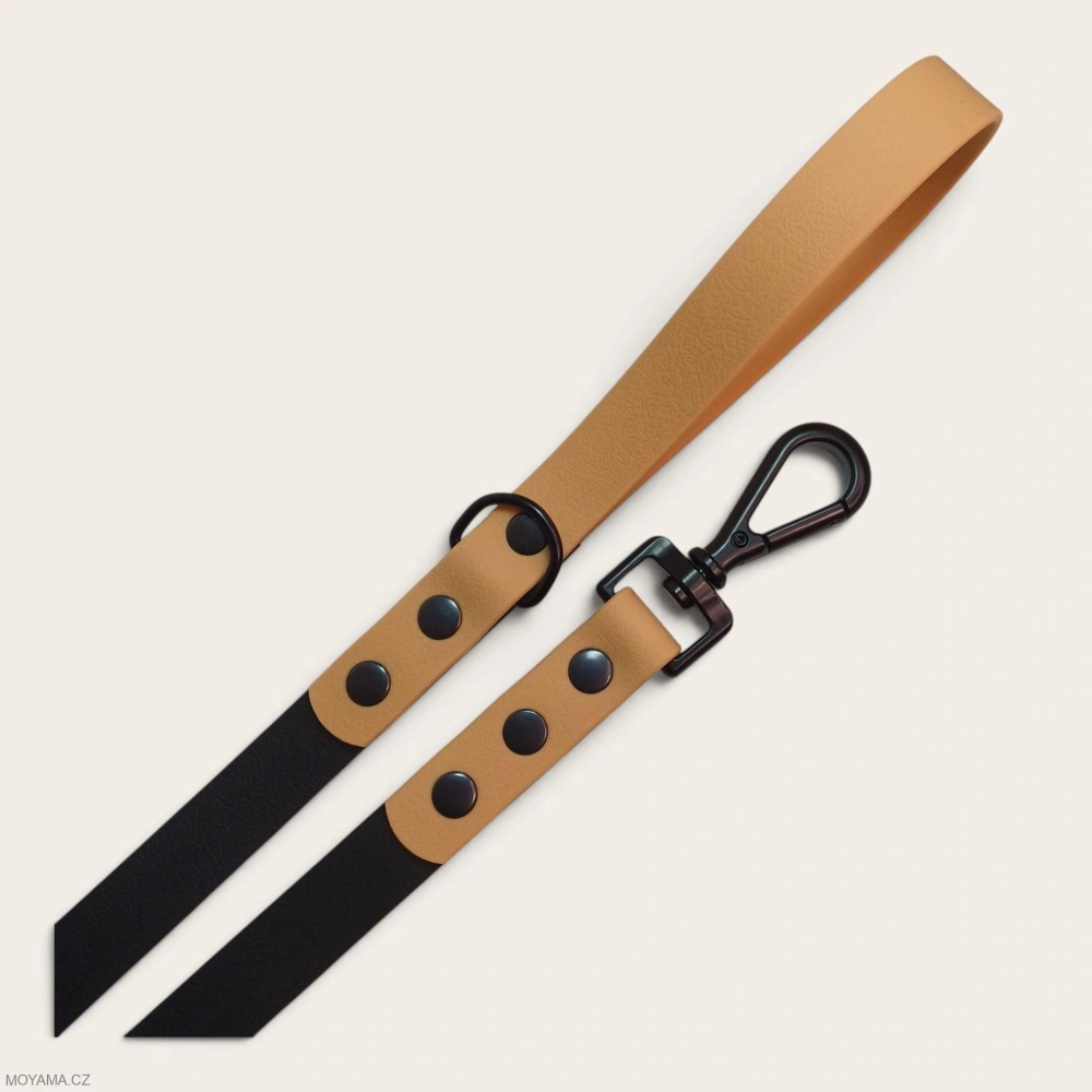 Vodítko M - black beige