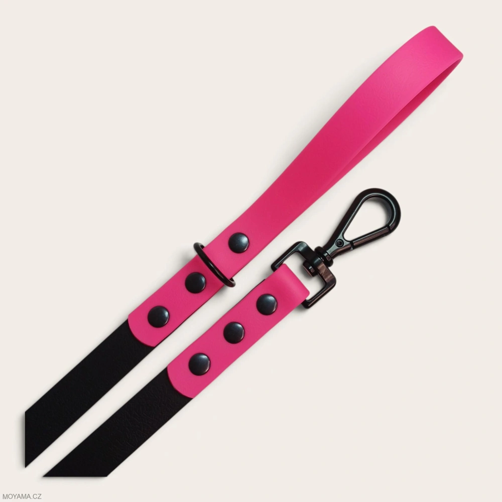 Vodítko M - black pink