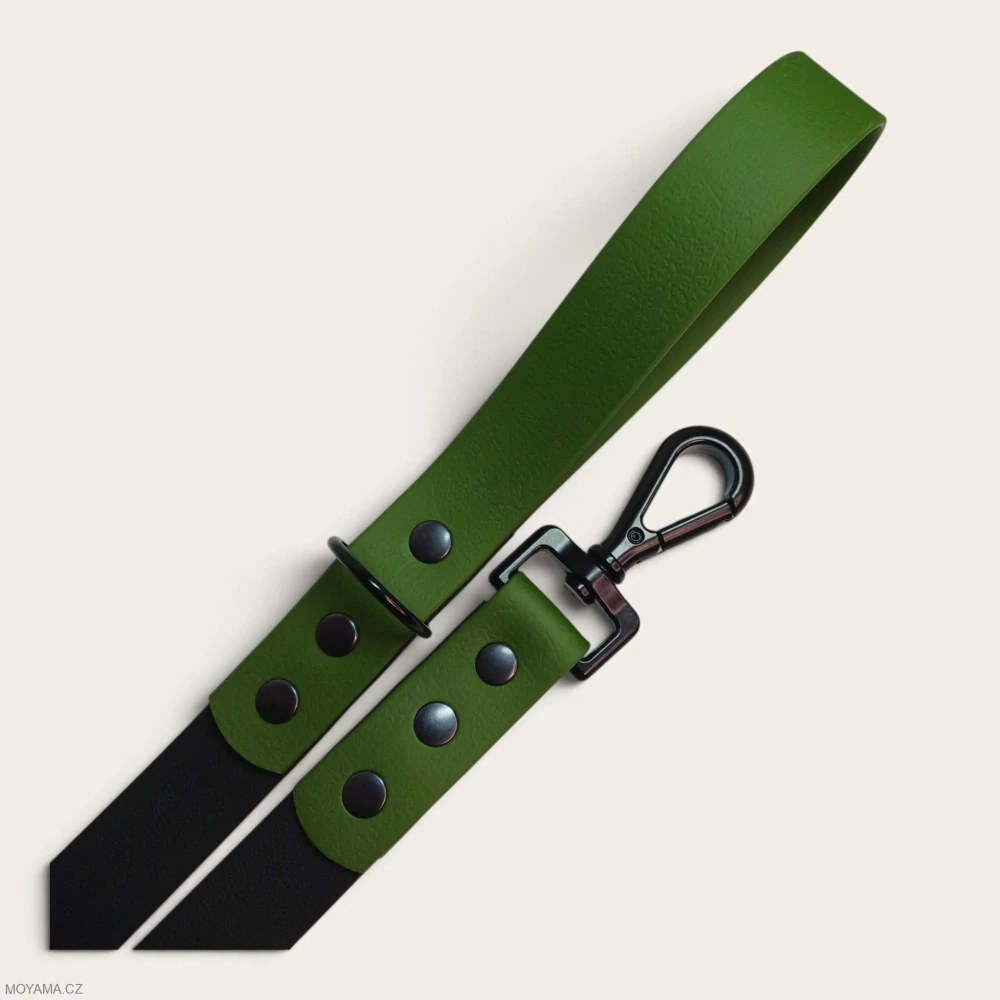 Vodítko L - black dark green