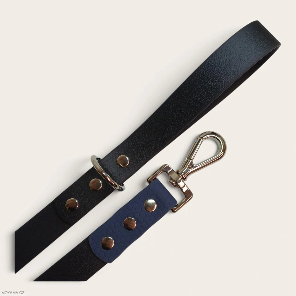 Vodítko L - black dark blue hexa