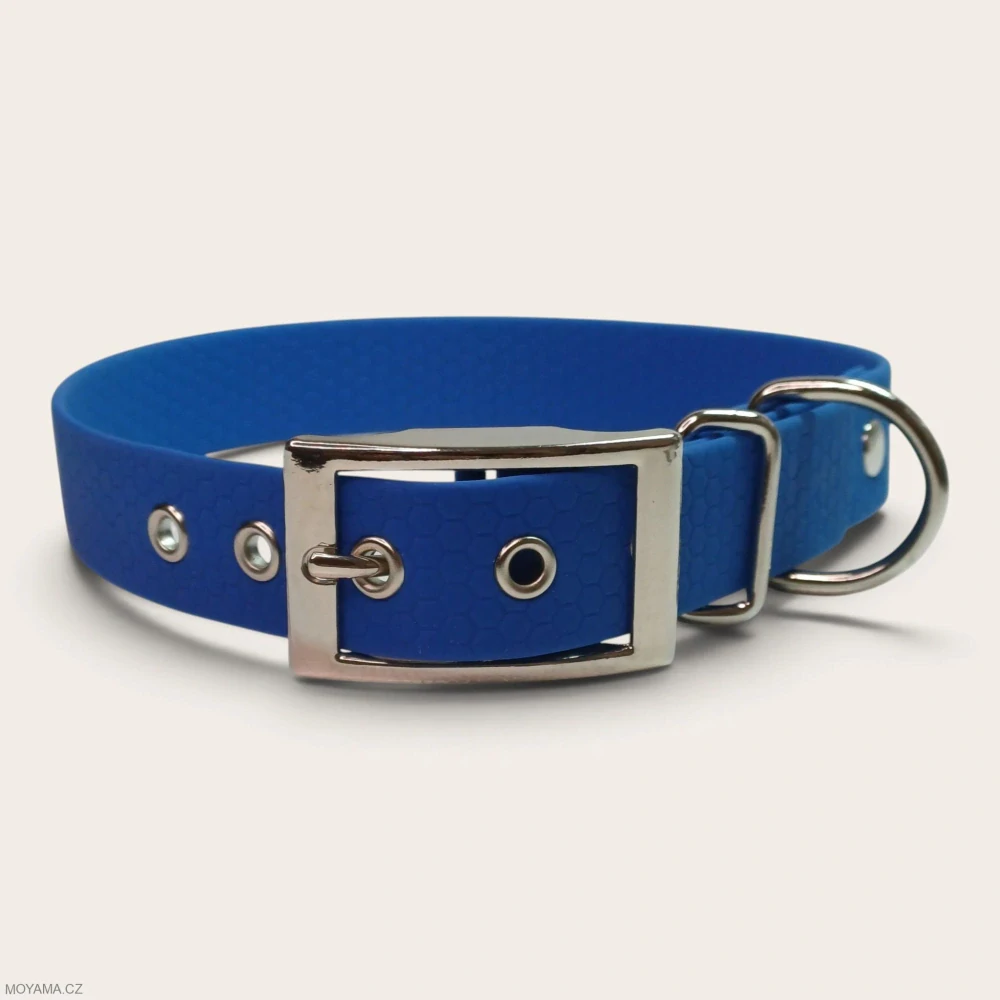 Obojek XL – Charlie blue hexa