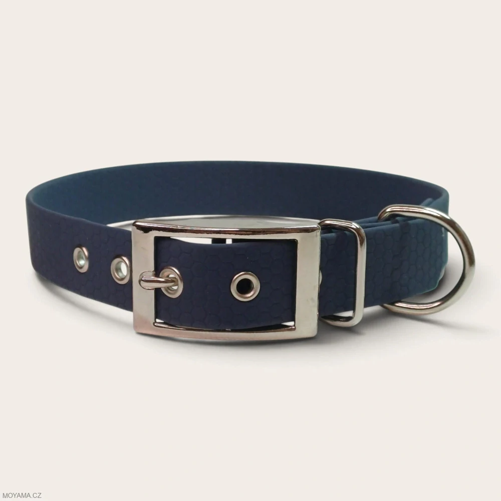Obojek XL – Charlie dark blue hexa
