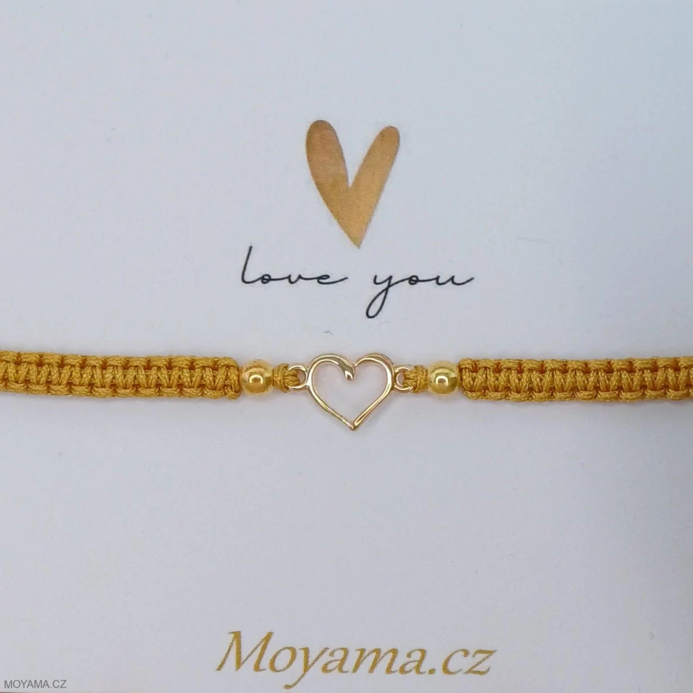 Náramek Mariam I. karta love you