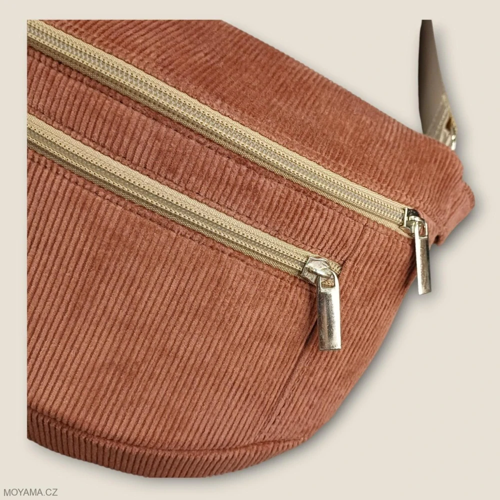Ledvinka Maya pocket - dusty rose