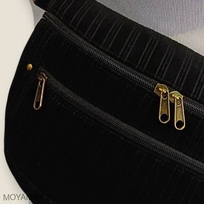Ledvinka Maya Pocket – black stripes