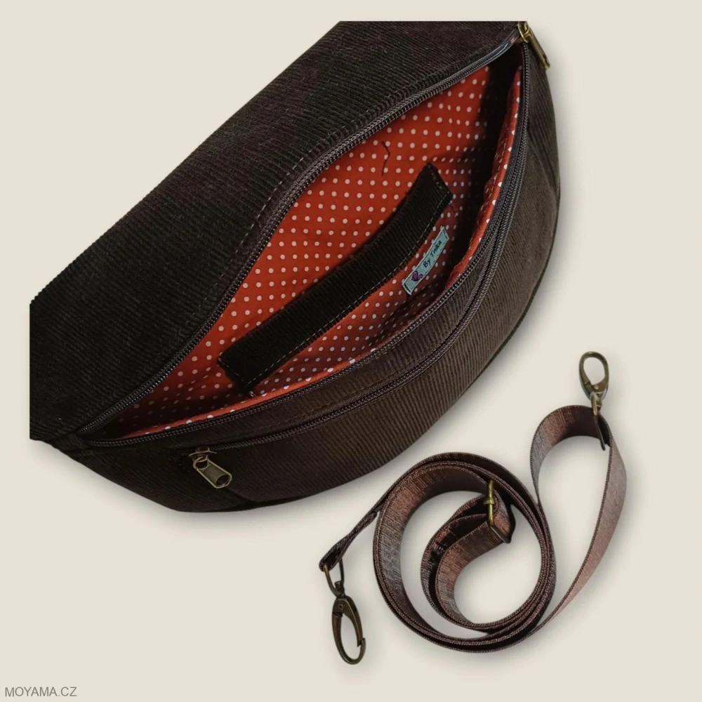 Ledvinka Maya XL pocket - chocolate 