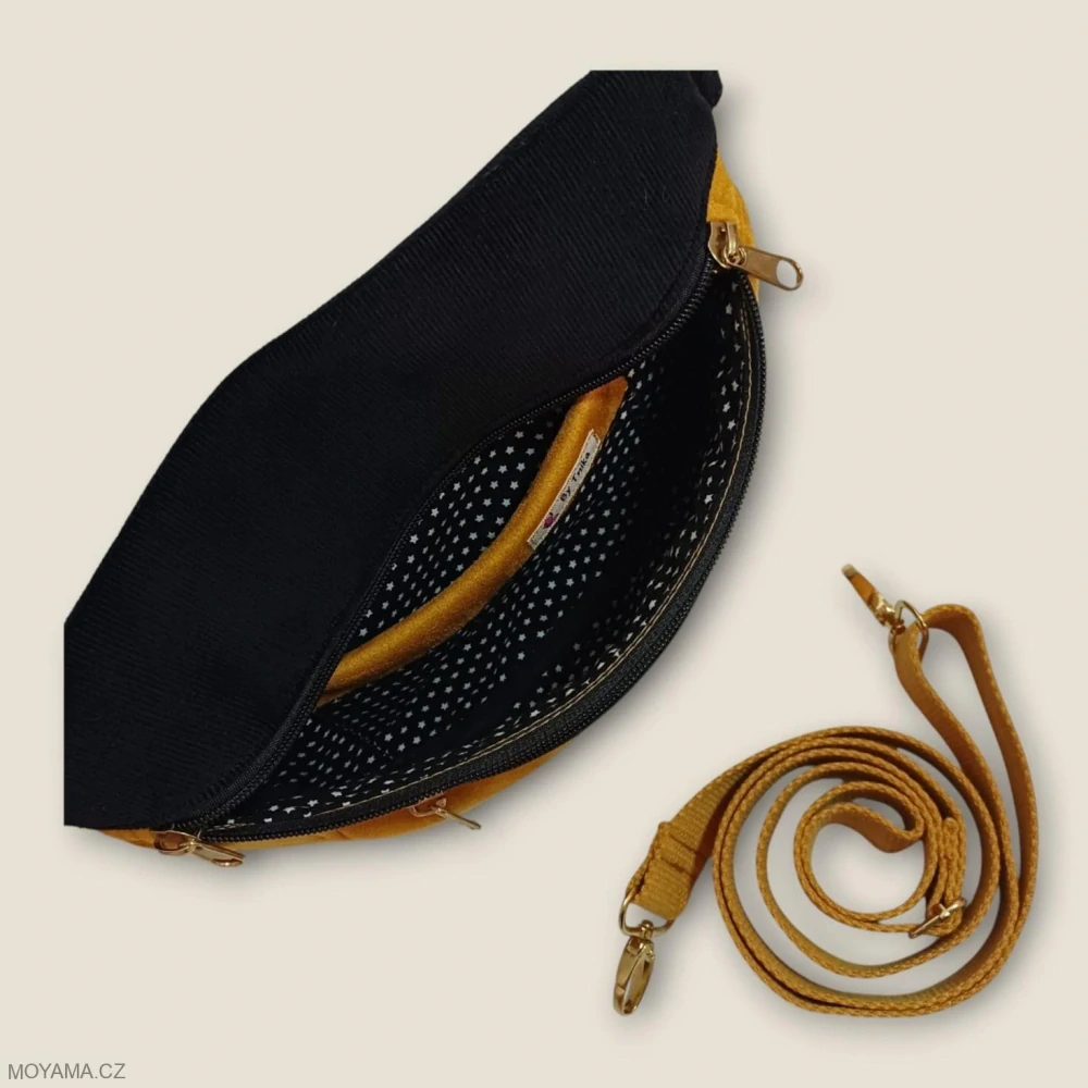 Ledvinka Maya Pocket Duo – mustard & black