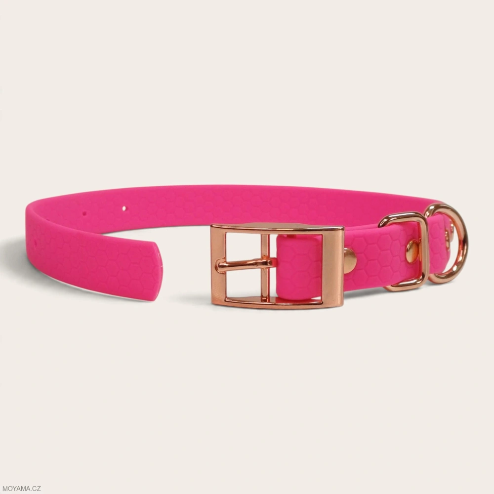 Obojek XS – Deniz Pink Hexa