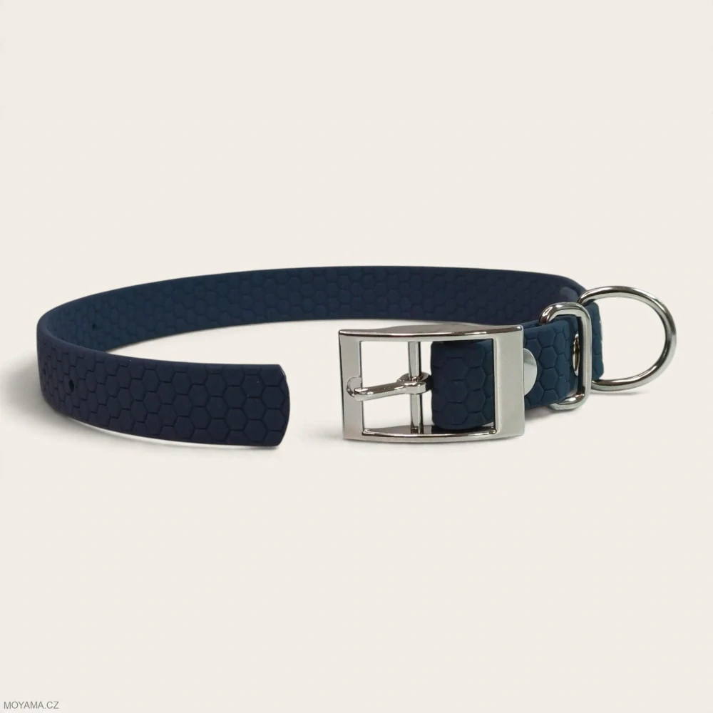 Obojek S – Deniz Dark Blue Hexa