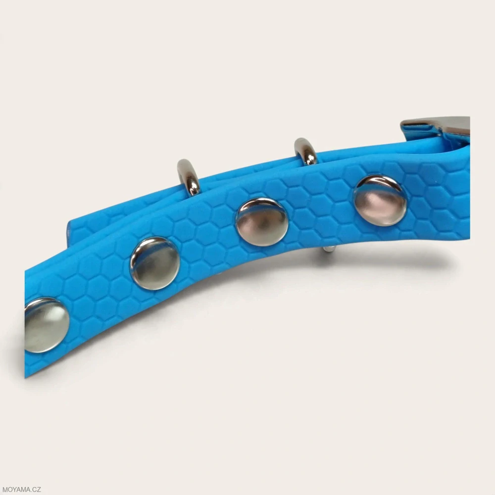 Obojek S – Deniz Light Blue Hexa