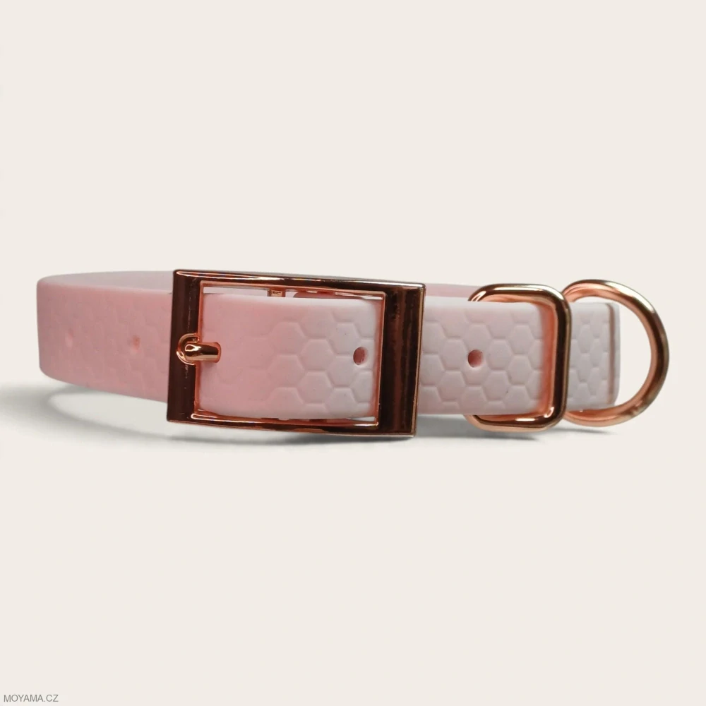 Obojek S – Deniz Light Pink Hexa