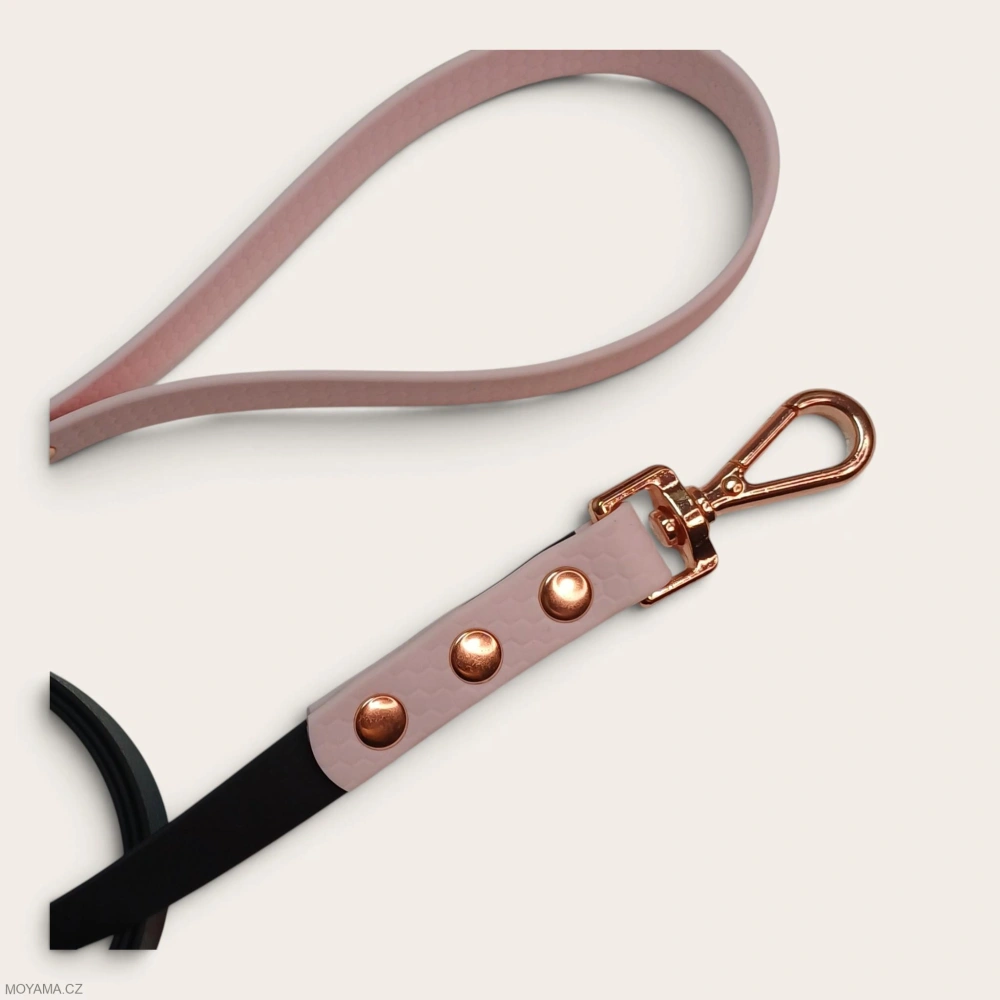 Vodítko S - black pink hexa