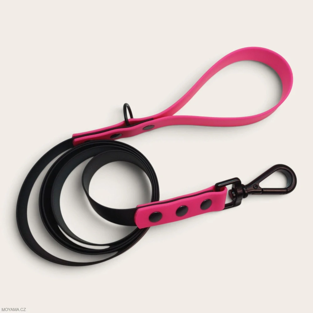 Vodítko M - black pink