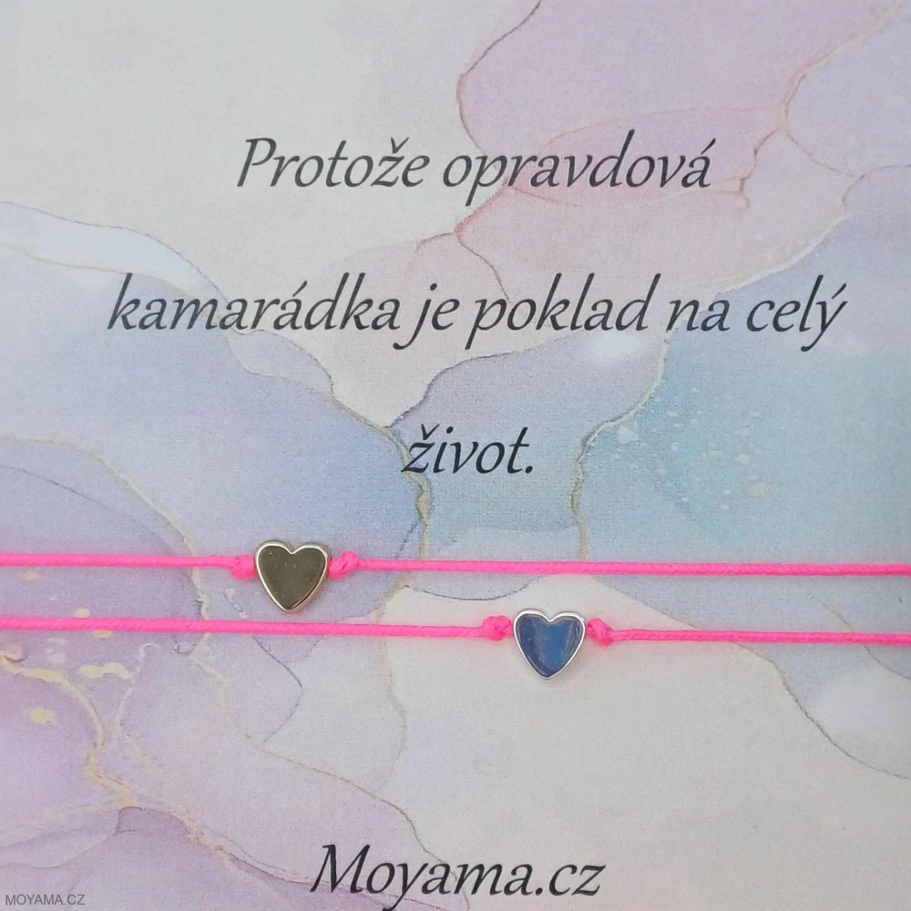 Náramky Lene VI. a VII. sada karta opravdová kamarádka