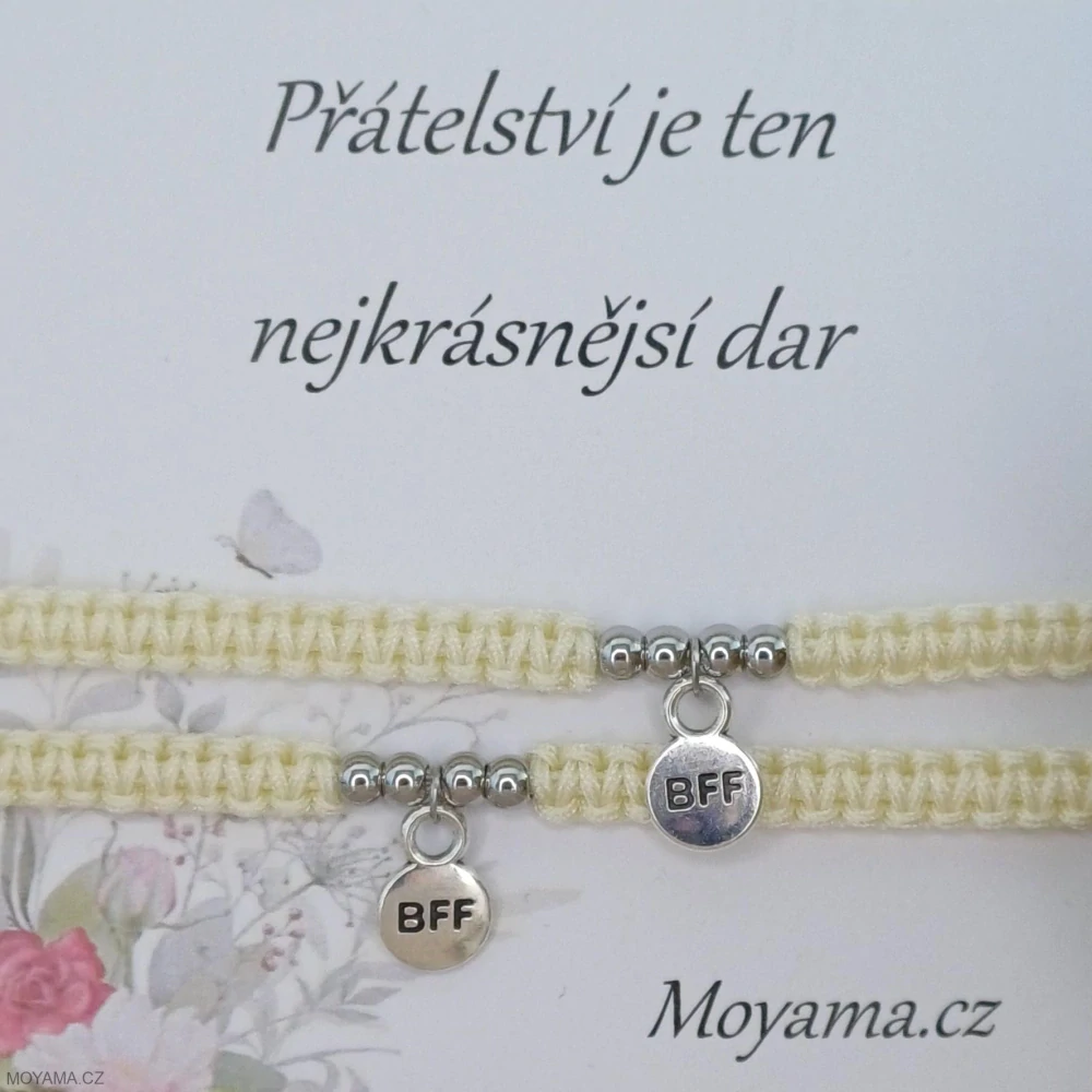 Náramky Nathaly II. sada karta přátelství