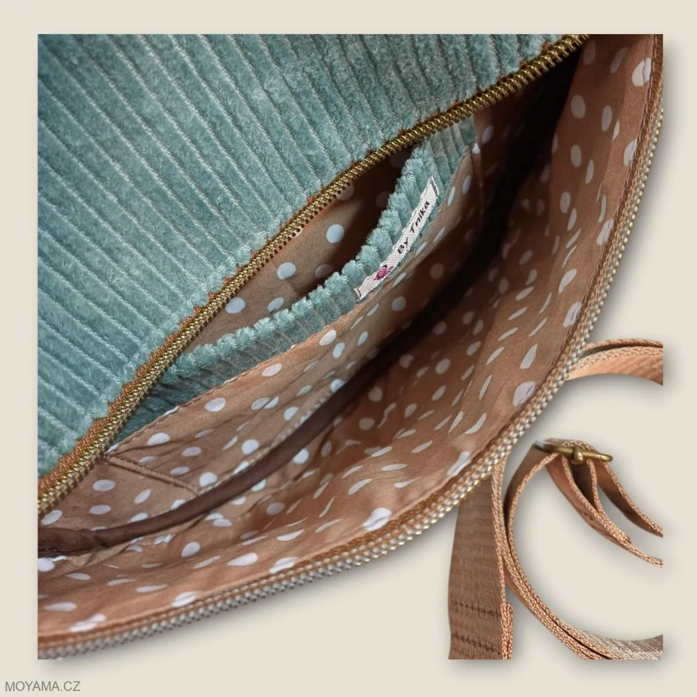 Ledvinka Maya Pocket – sky blue bronze