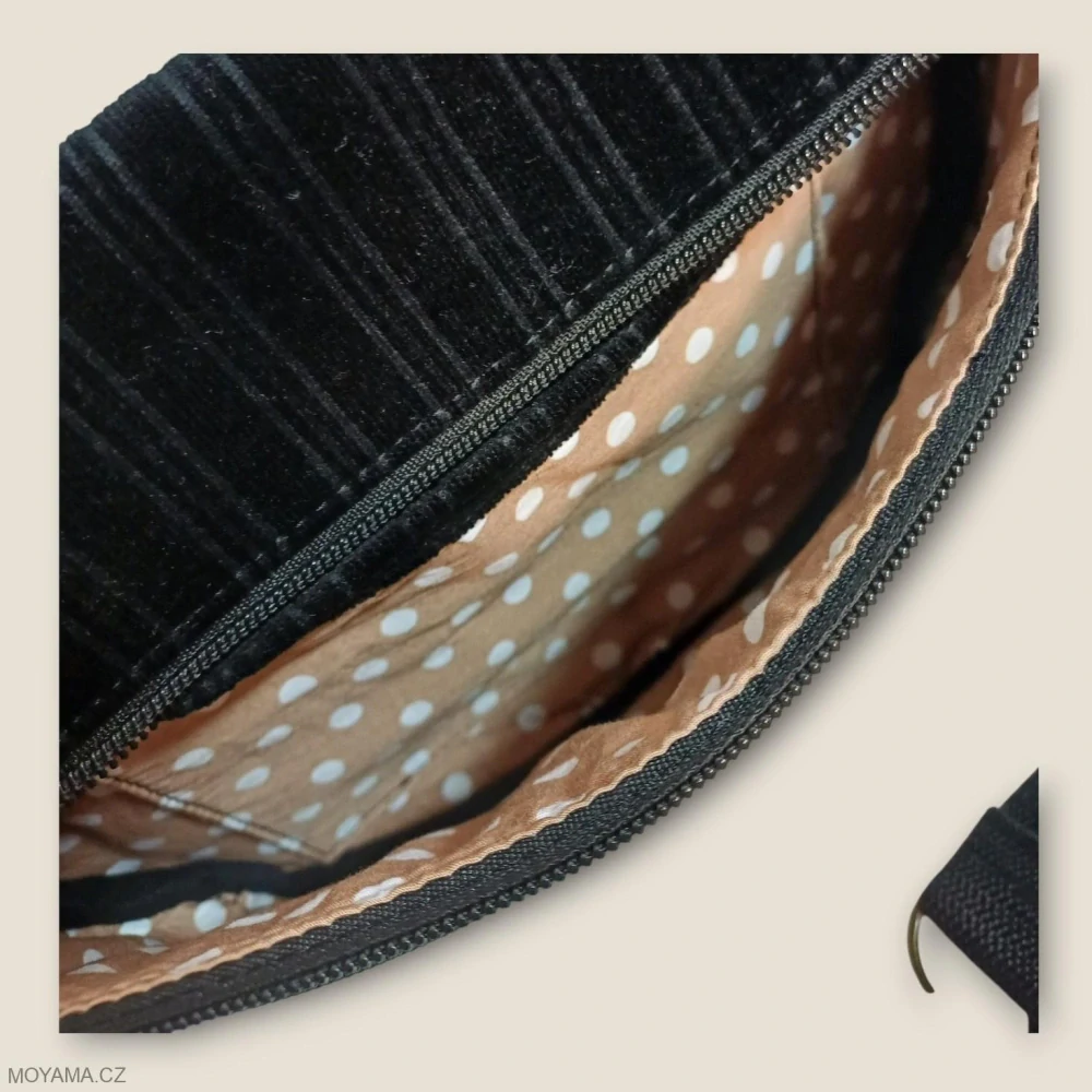 Ledvinka Maya Pocket – black stripes