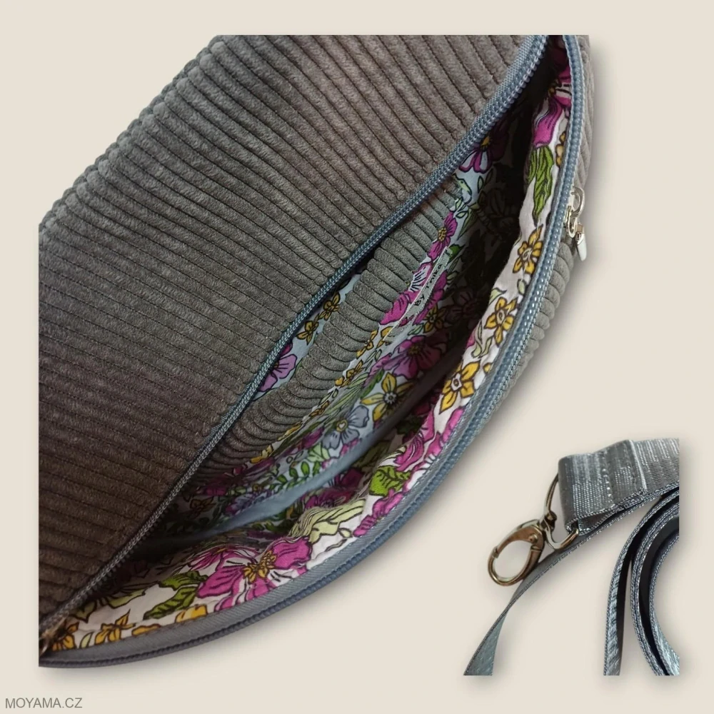 Ledvinka Maya pocket - grey