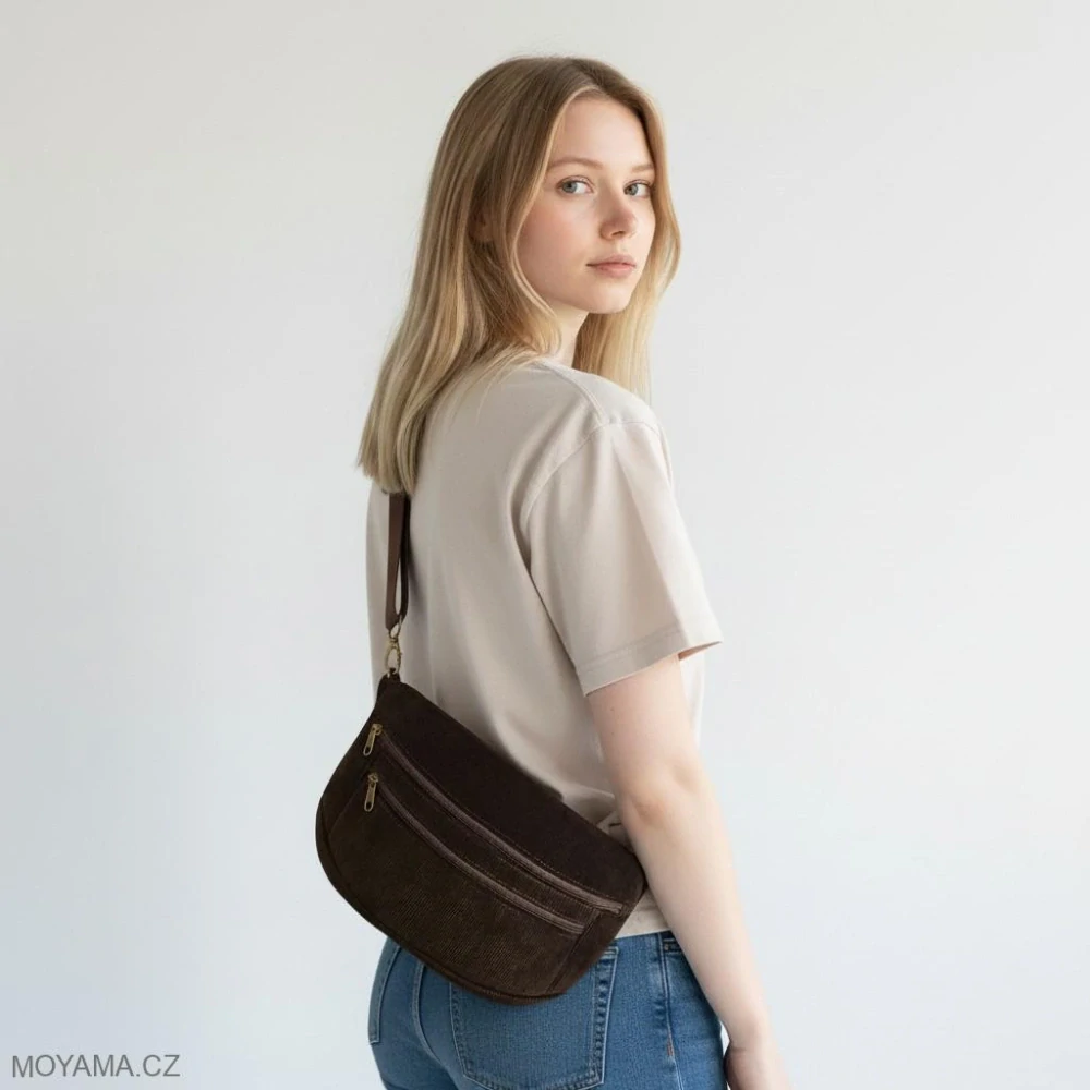 Ledvinka Maya XL pocket - chocolate 