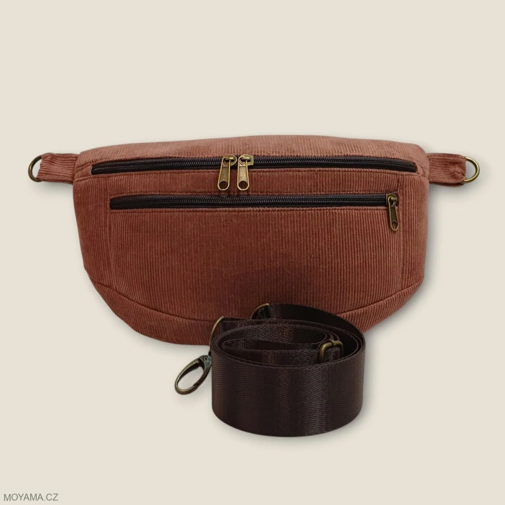 Ledvinka Maya Pocket XL – dusty rose