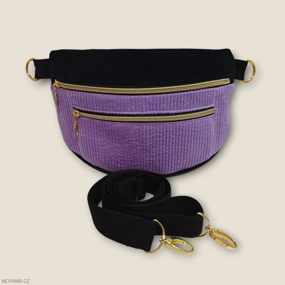 Ledvinka Maya Pocket Duo – lila & black