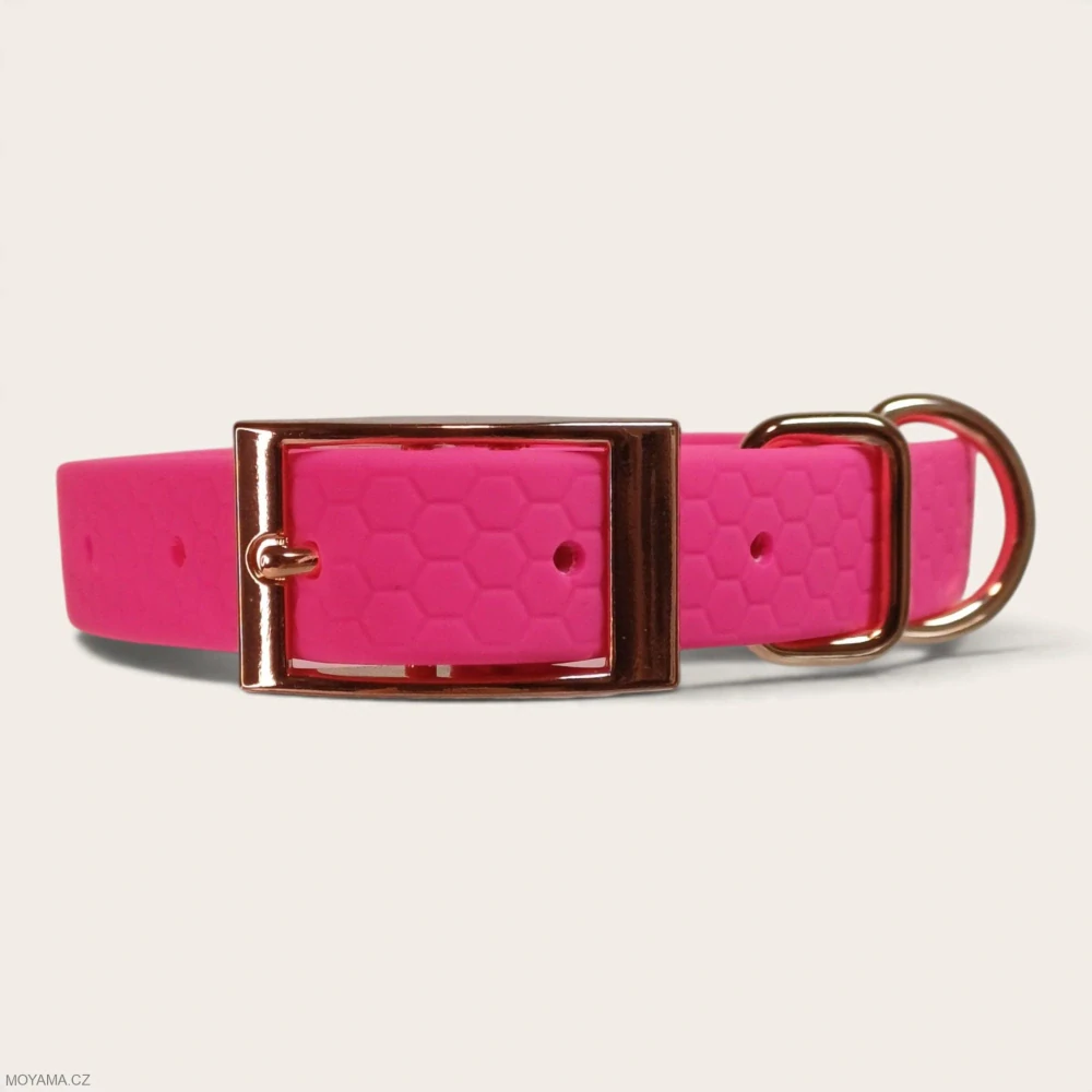 Obojek XS – Deniz Pink Hexa