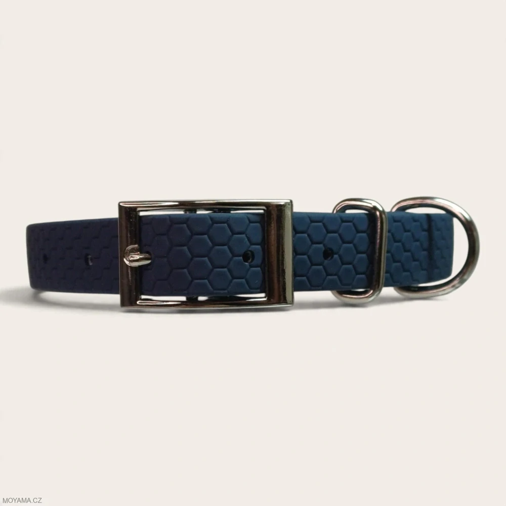 Obojek S – Deniz Dark Blue Hexa