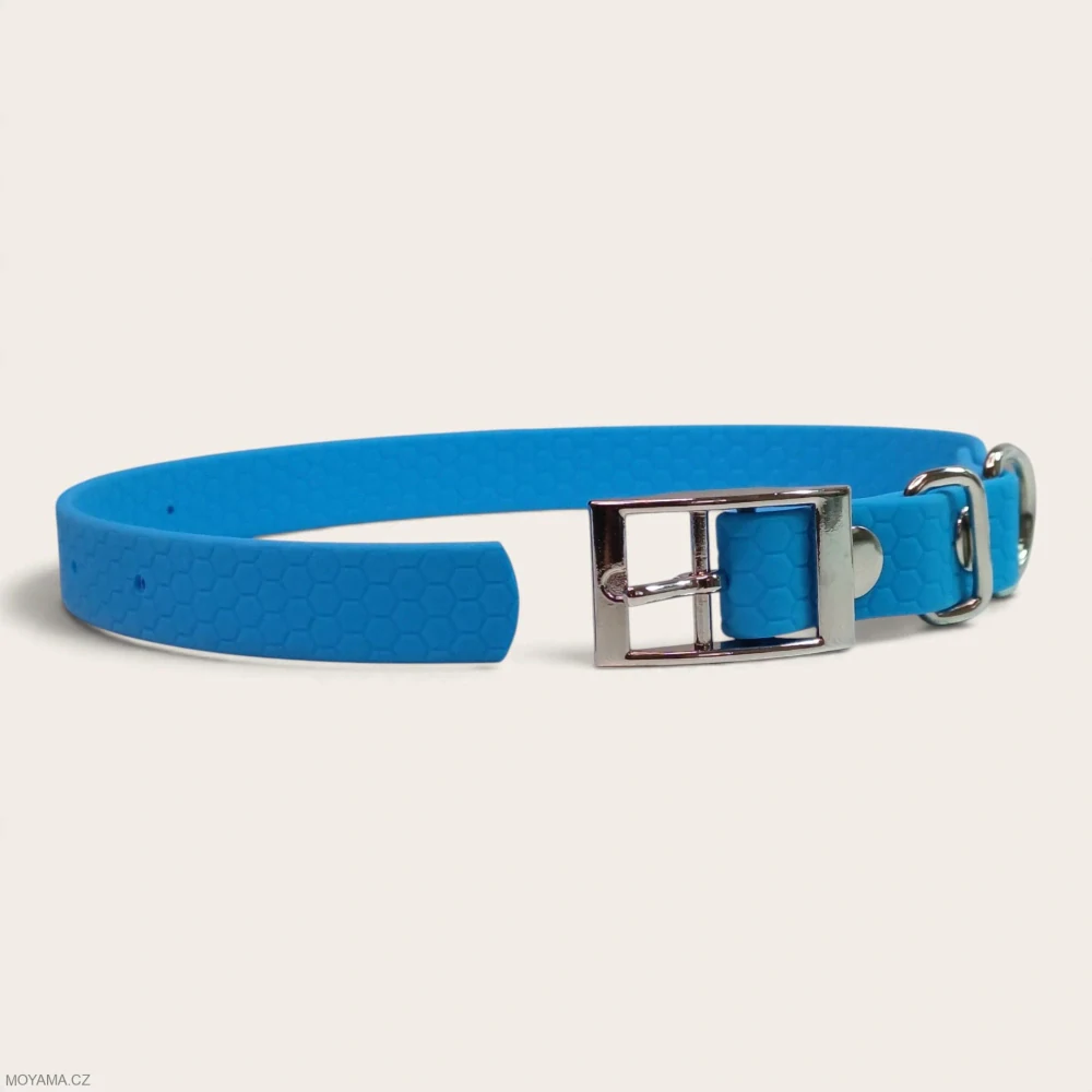 Obojek S – Deniz Light Blue Hexa