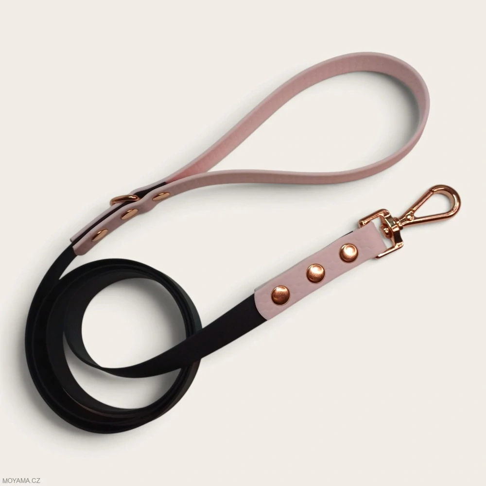 Vodítko S - black pink hexa