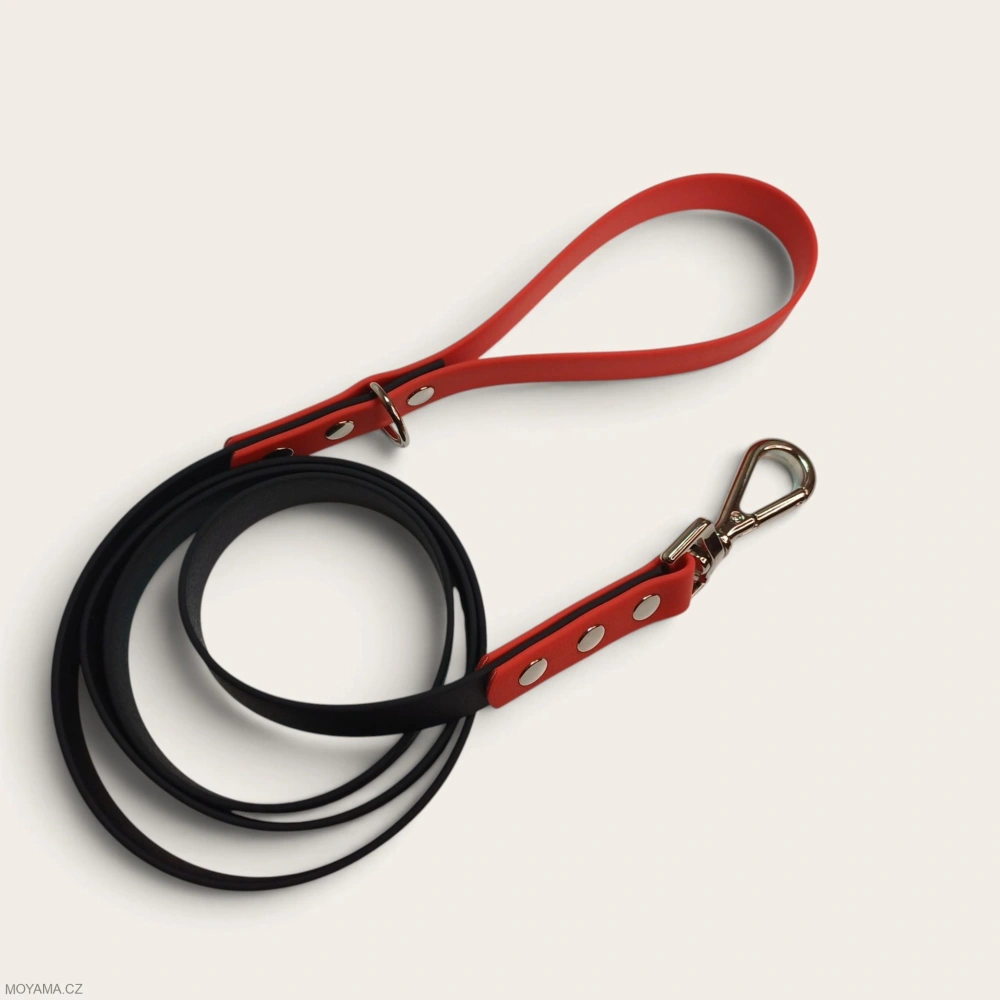 Vodítko M - black red
