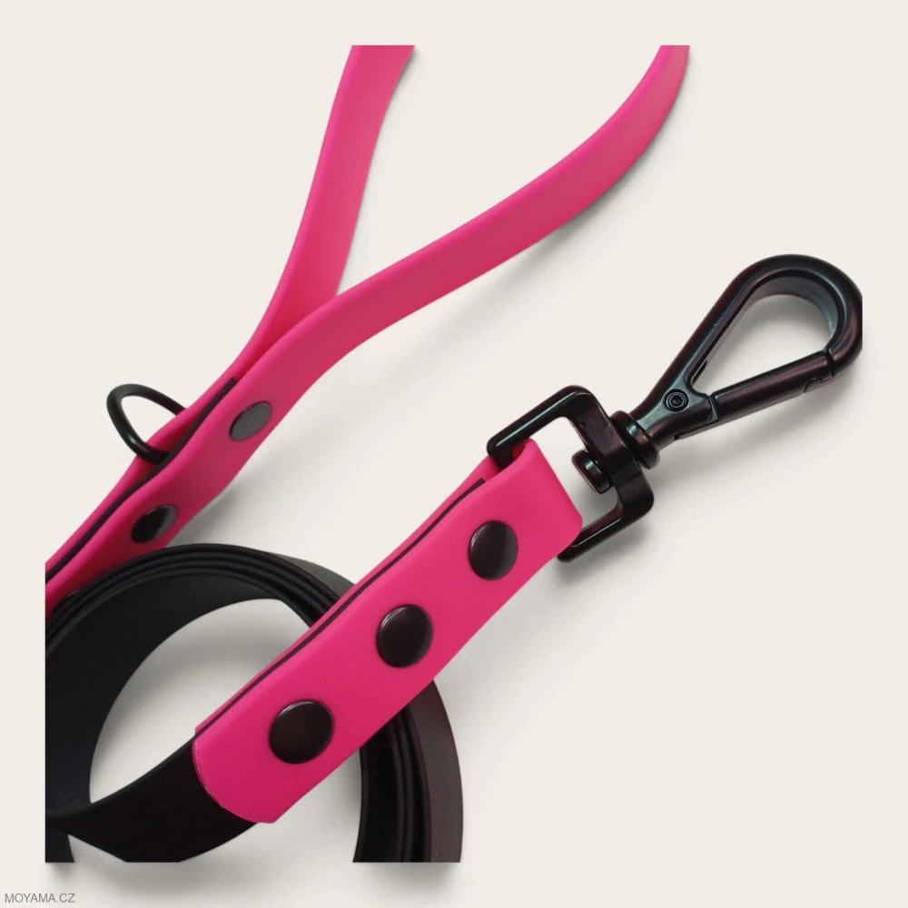 Vodítko M - black pink