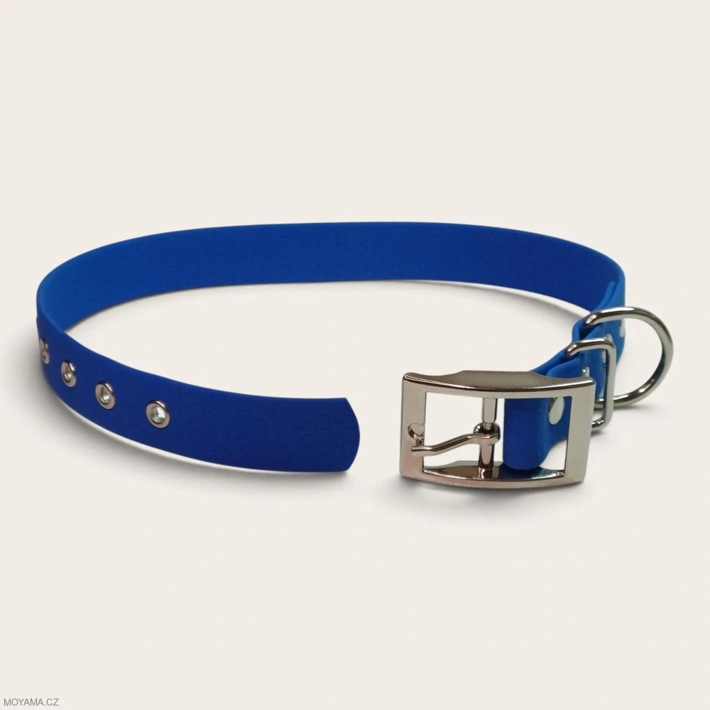 Obojek XL – Charlie blue hexa