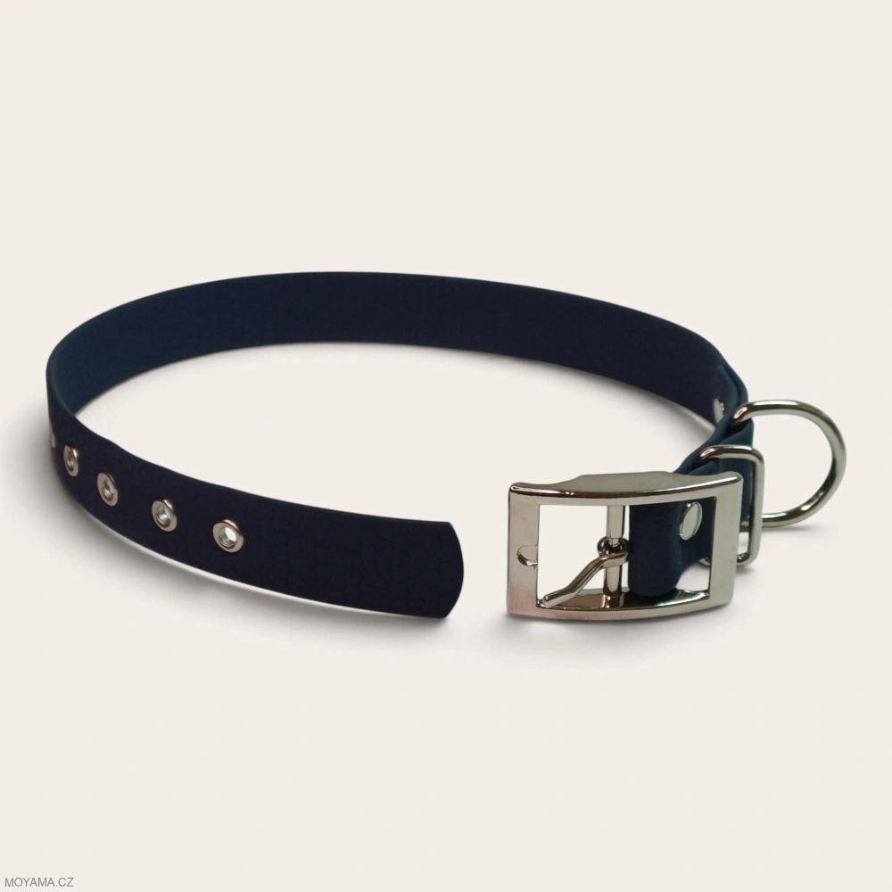 Obojek XL – Charlie dark blue hexa