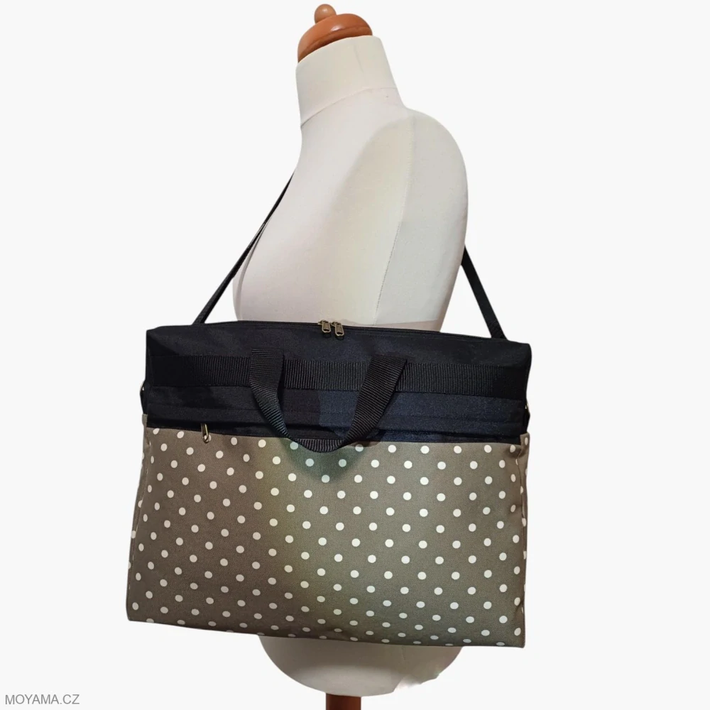 Velká taška crossbody - Tommy puntíky