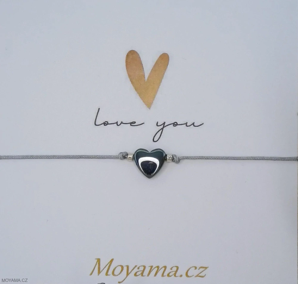 Náramek Thea I. karta love you
