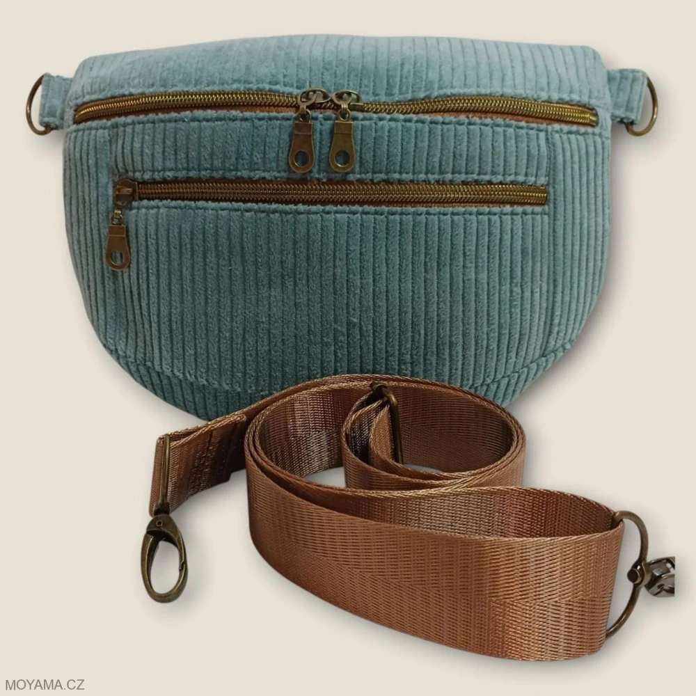 Ledvinka Maya Pocket – sky blue bronze
