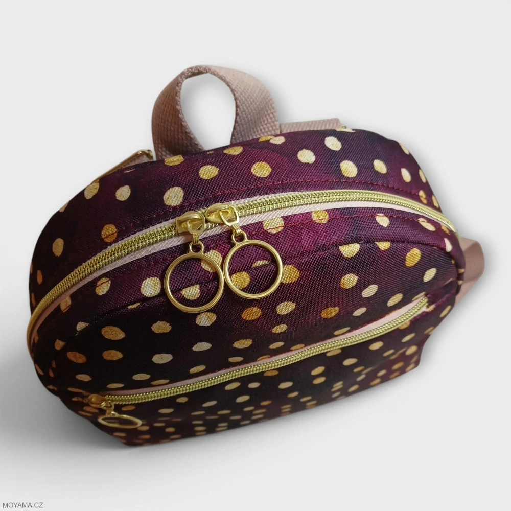 Batoh LELA - Bordeaux Gold