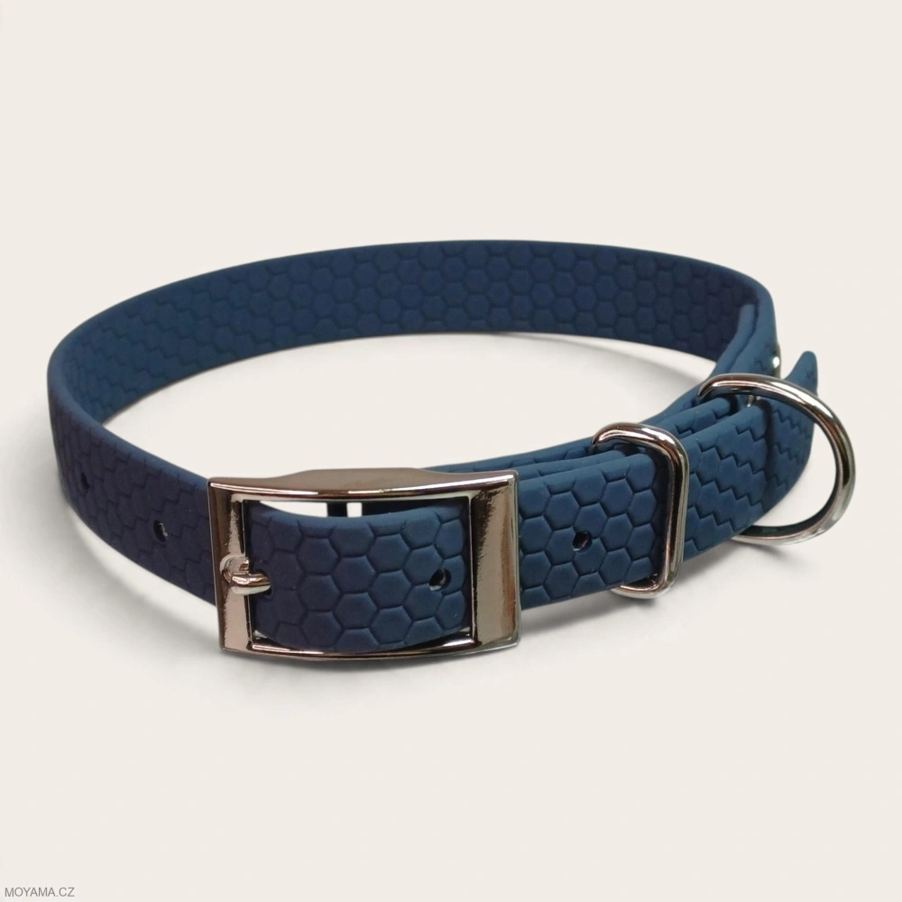 Obojek S – Deniz Dark Blue Hexa