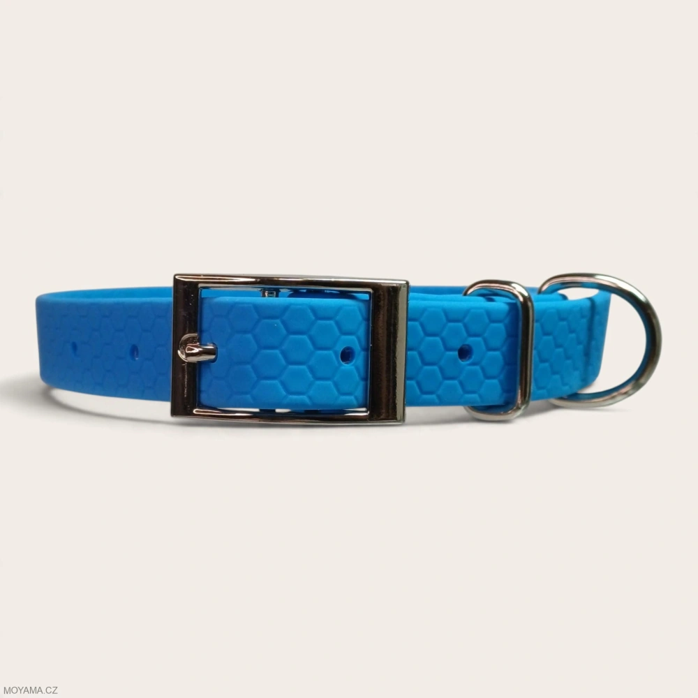 Obojek S – Deniz Light Blue Hexa