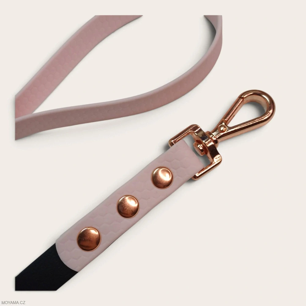 Vodítko S - black pink hexa