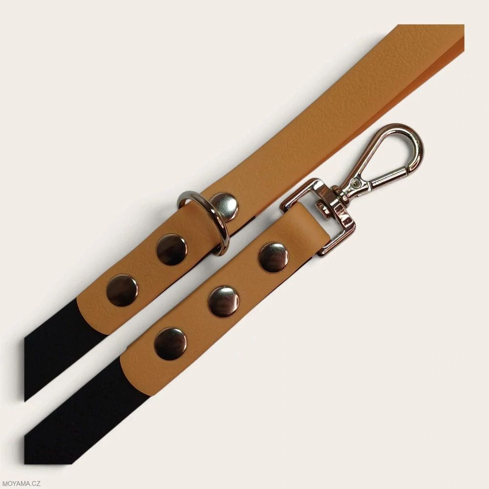 Vodítko S - black beige