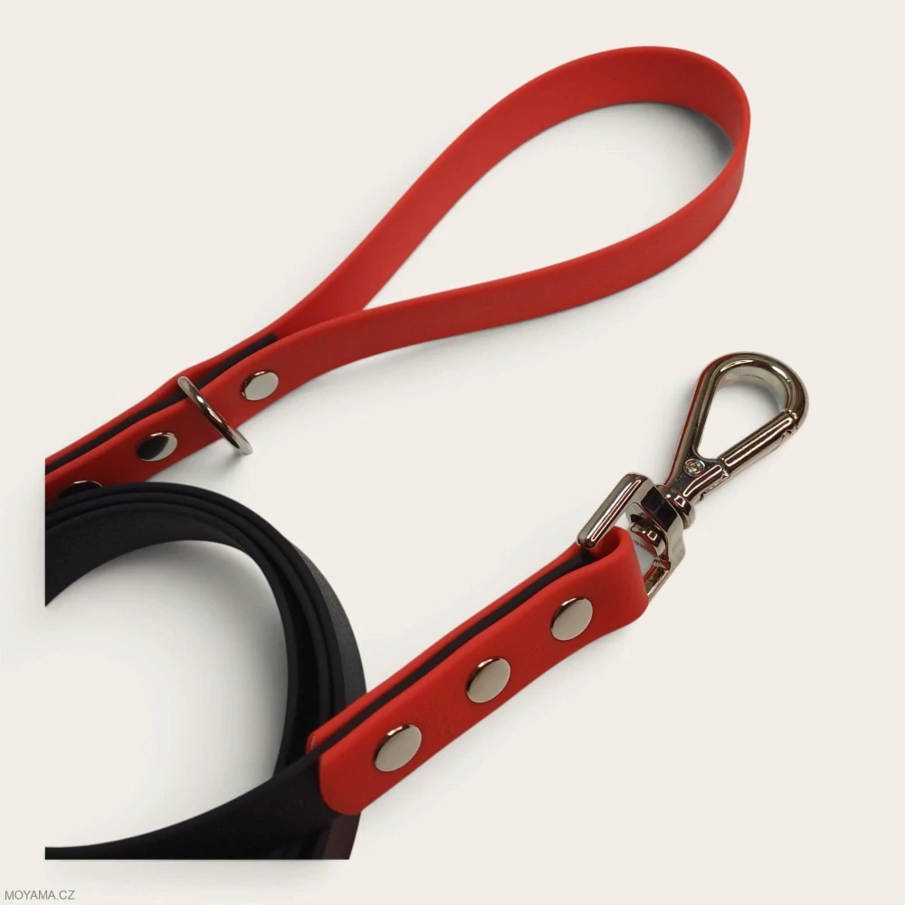 Vodítko M - black red