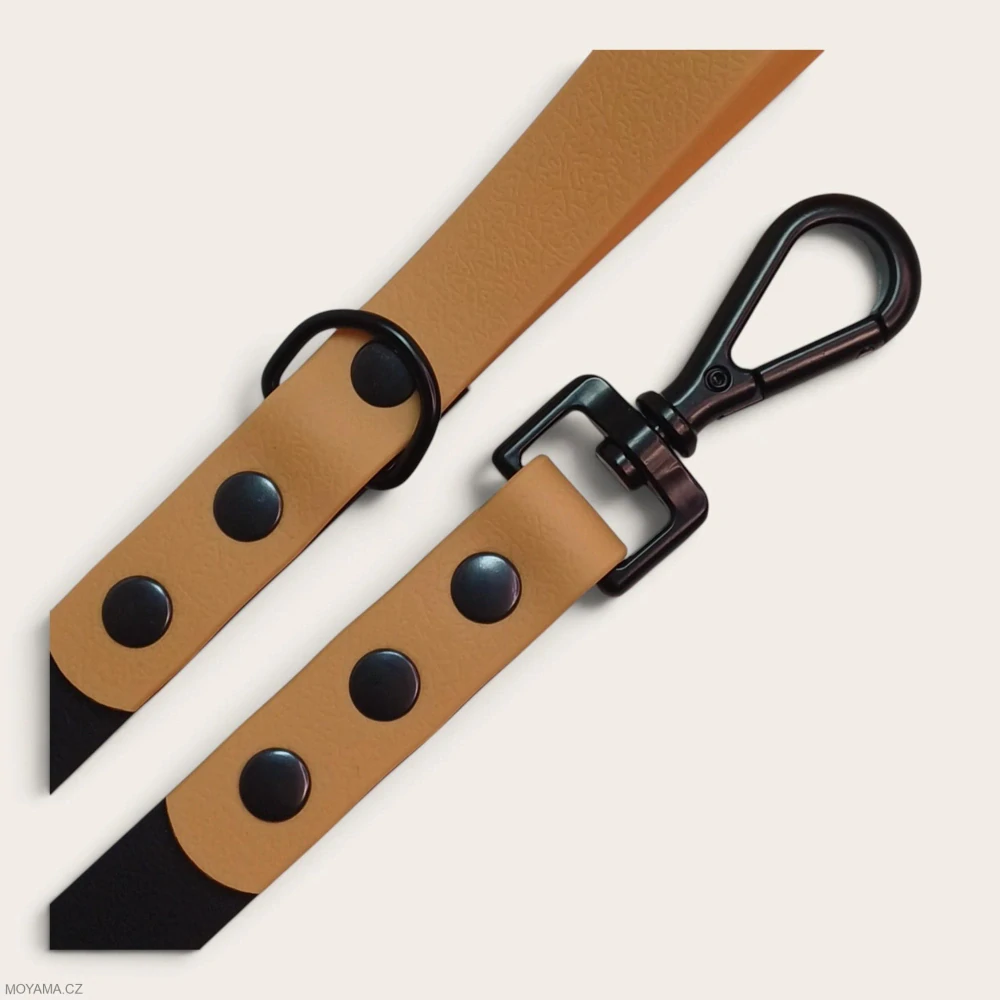 Vodítko M - black beige