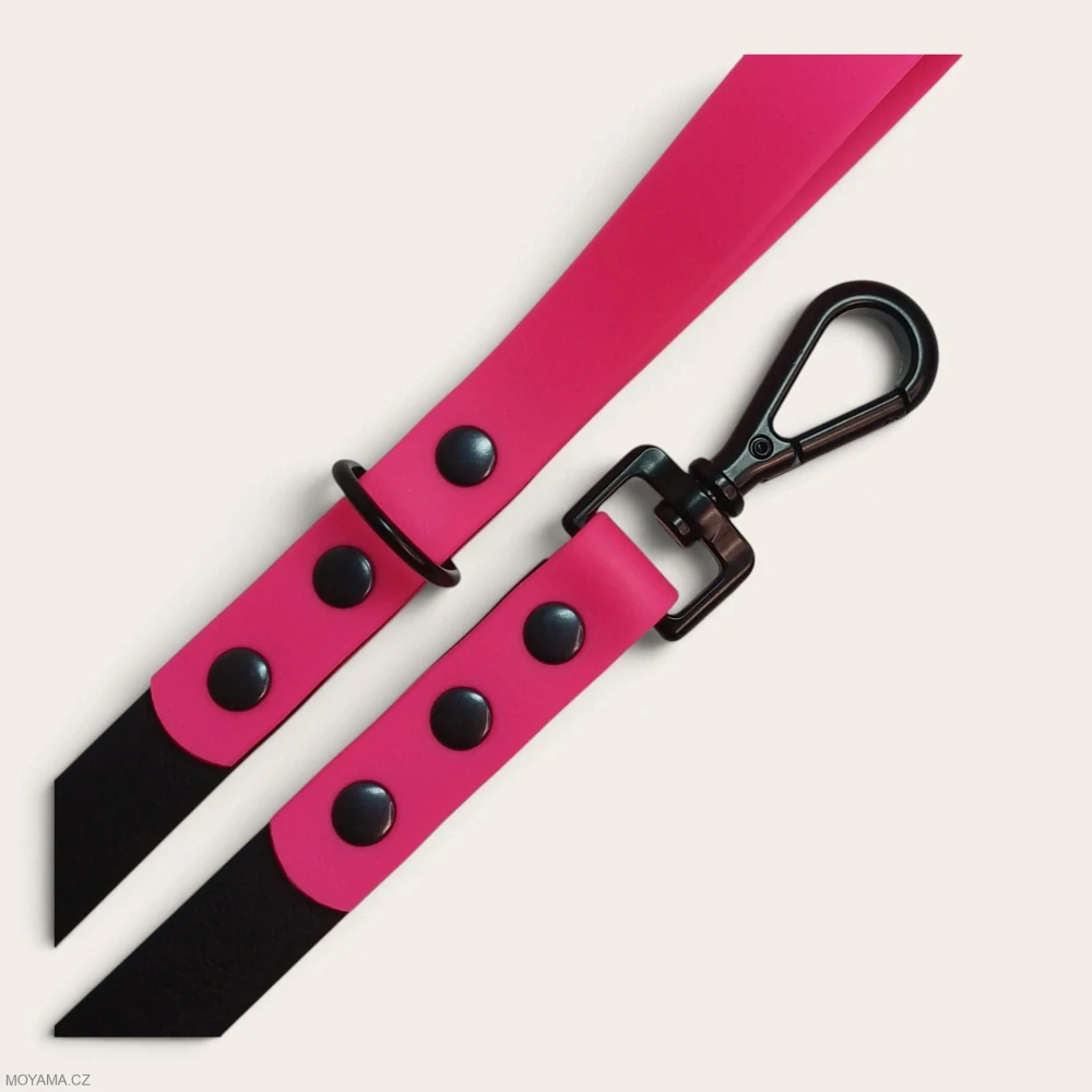 Vodítko M - black pink