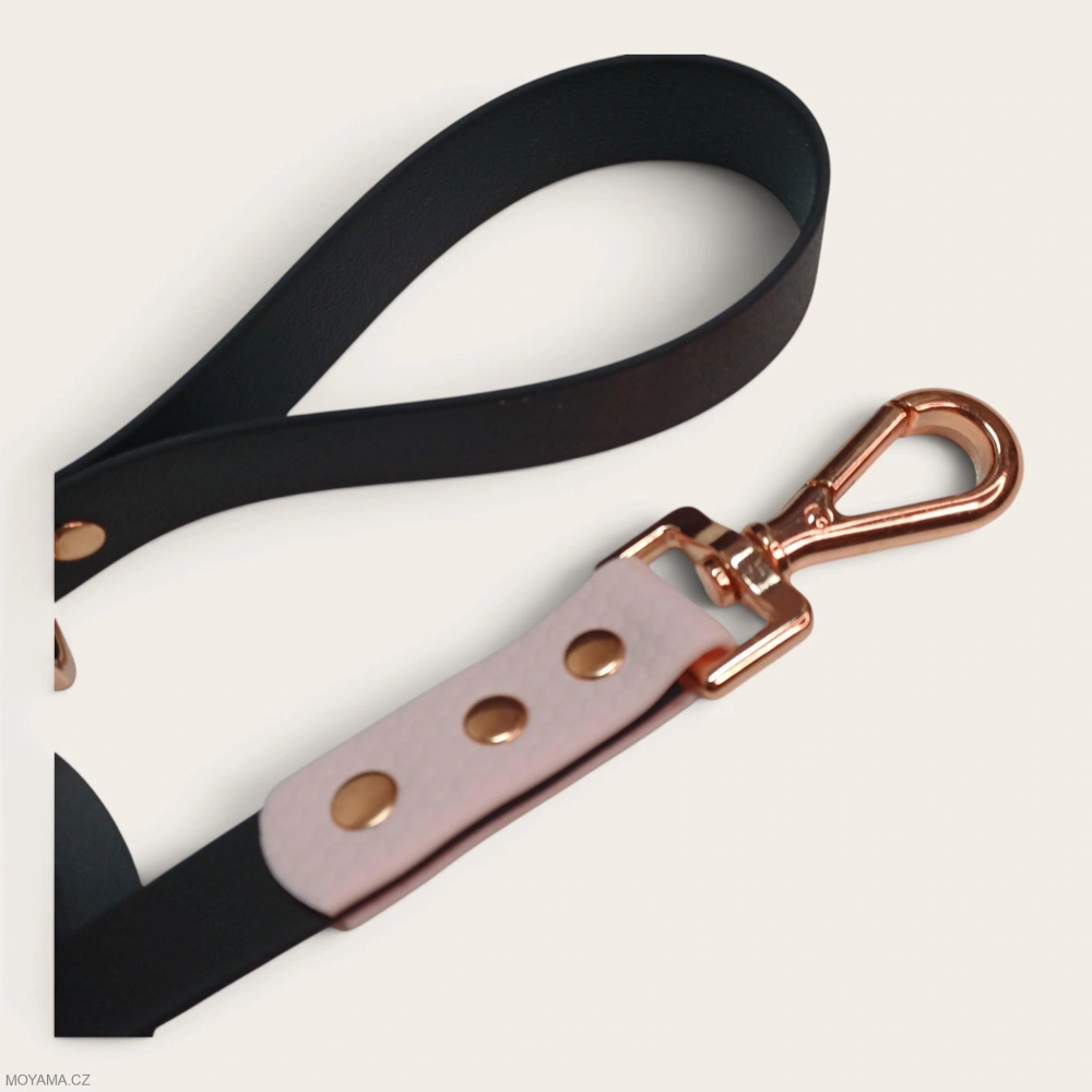 Vodítko L - black light pink hexa II
